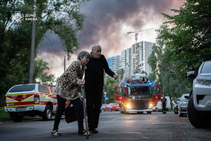 Kyiv, July 4, 2025, following the russian overnight attack with over 500 UAVs (drones) and missiles 2025 07 04 04.34.40 | UNWLA - Ukrainian National Womens League of America