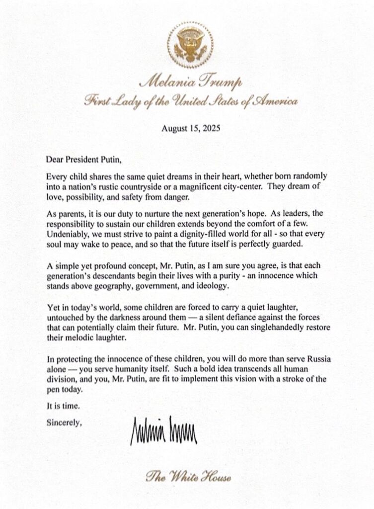 FLOTUS re children | UNWLA - Ukrainian National Womens League of America