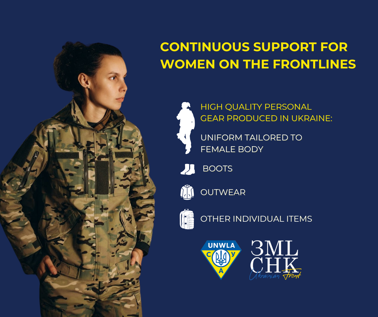 UNWLA & Zemliachky: Continuous Support Ukrainian Women on Frontlines