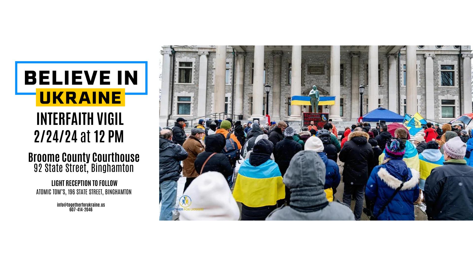 Believe In Ukraine Binghamton - Feb24 - NY