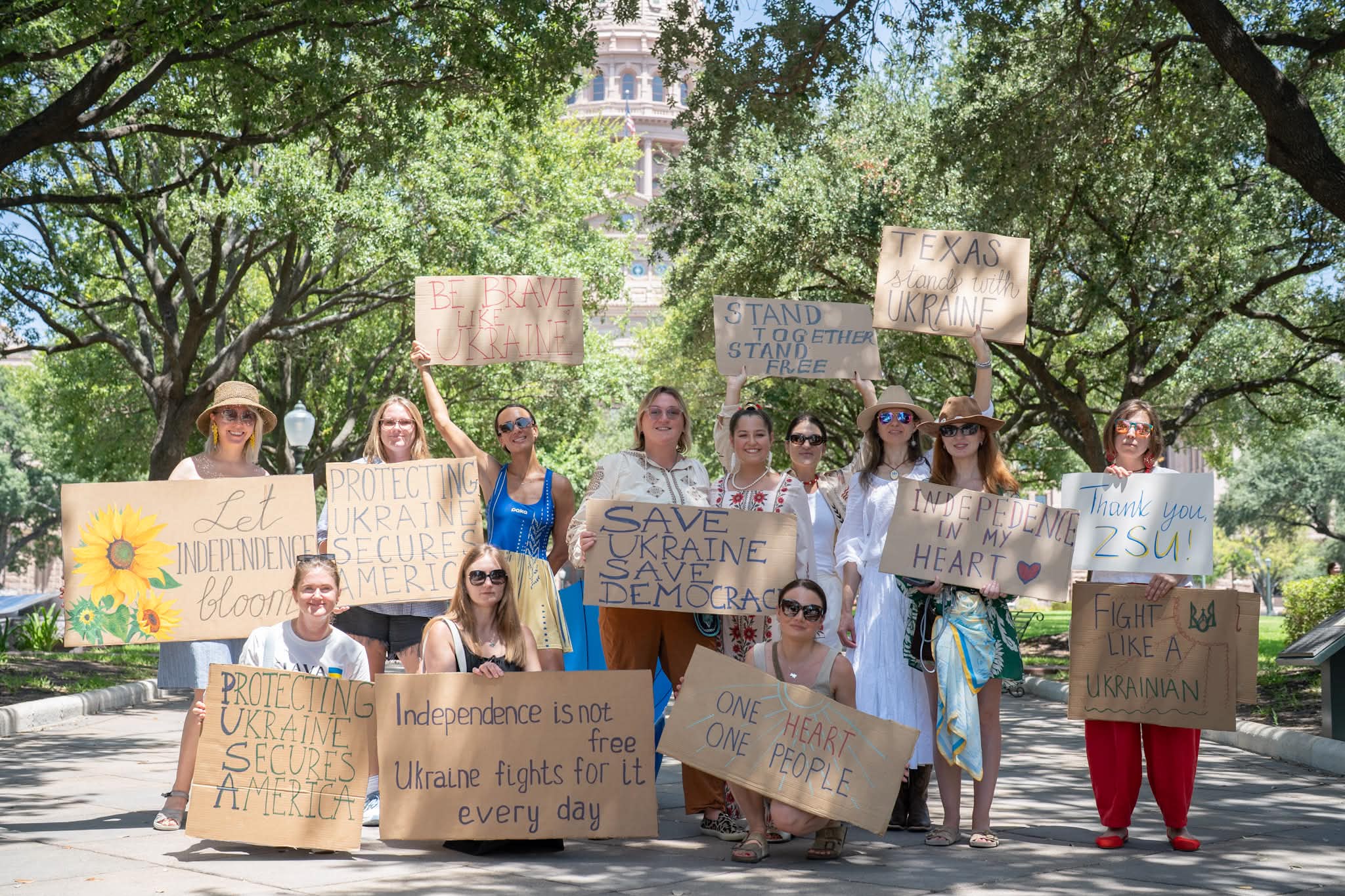 125 events nationwide: 35 Years of Ukraine's Independence 29 | UNWLA - Ukrainian National Womens League of America Br 147 Austin TX rally GROUP | UNWLA - Ukrainian National Womens League of America