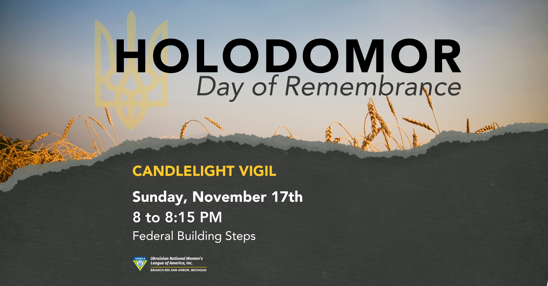 Candlelight Vigil - Holodomor Remembrance