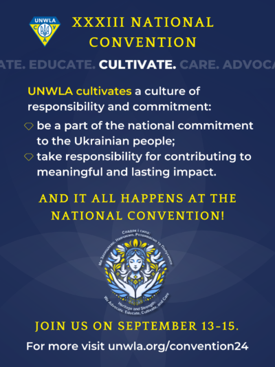 ENGL Cultivate Convention | UNWLA - Ukrainian National Womens League of America