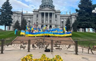 In Denver at Colorados State Capitol Ukrainians commemorate Ukraines Flag and Independence Day | UNWLA - Ukrainian National Womens League of America