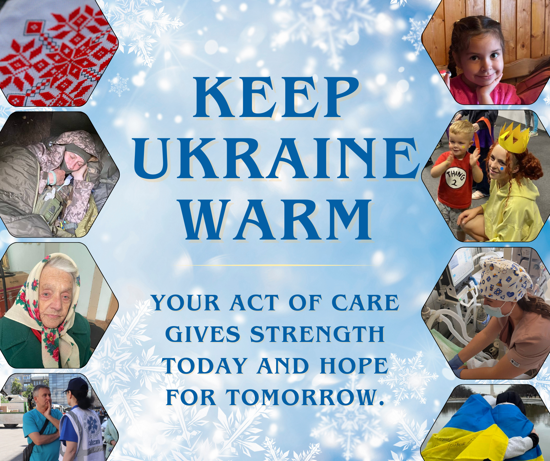 Share your warmth with Ukraine: KEEP UKRAINE WARM
