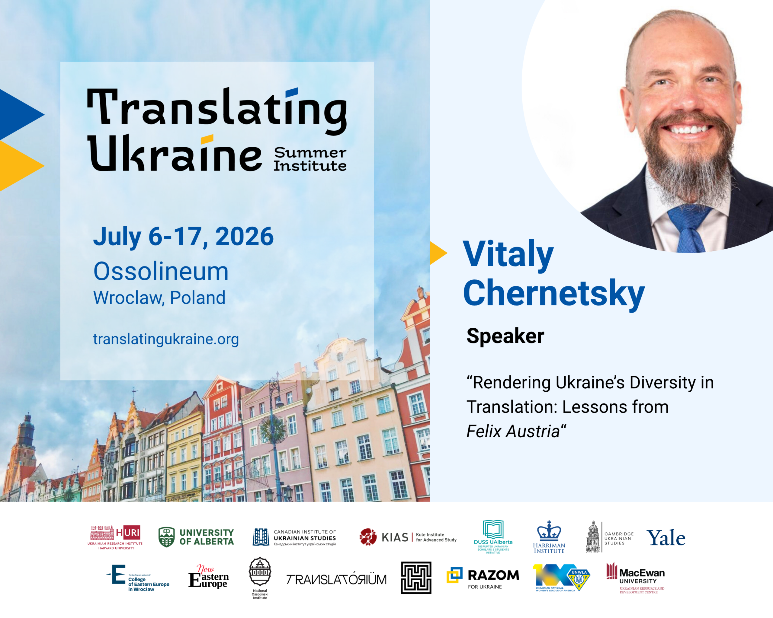UNWLA Supports the 2026 Translating Ukraine Summer Institute 5 | UNWLA - Ukrainian National Womens League of America TUSI Vitaly Chernetsky digital scaled | UNWLA - Ukrainian National Womens League of America