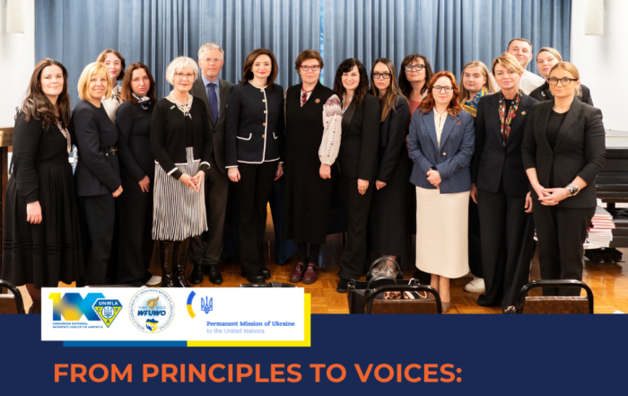 UN Meeting Slide Newsletter | UNWLA - Ukrainian National Womens League of America