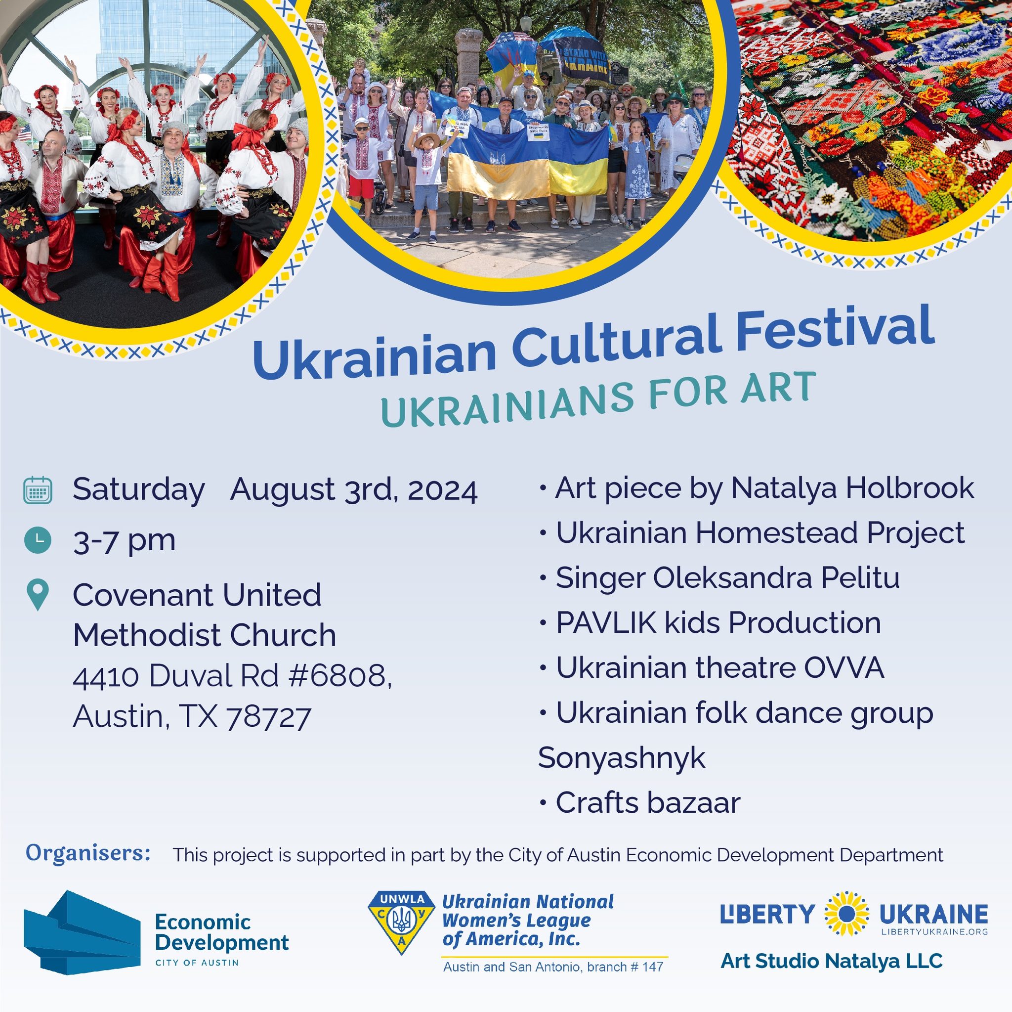Ukrainian Cultural Festival - Aug 3 - TX