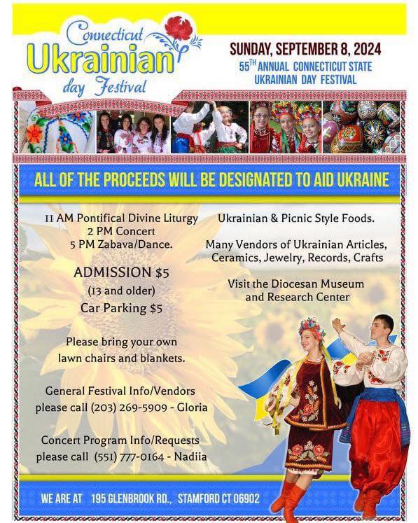 Ukrainian Day Festival - Sep 8 - CT