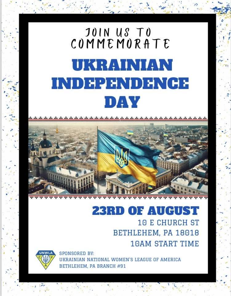 Ukrainian Independence Day - Aug 23 - PA