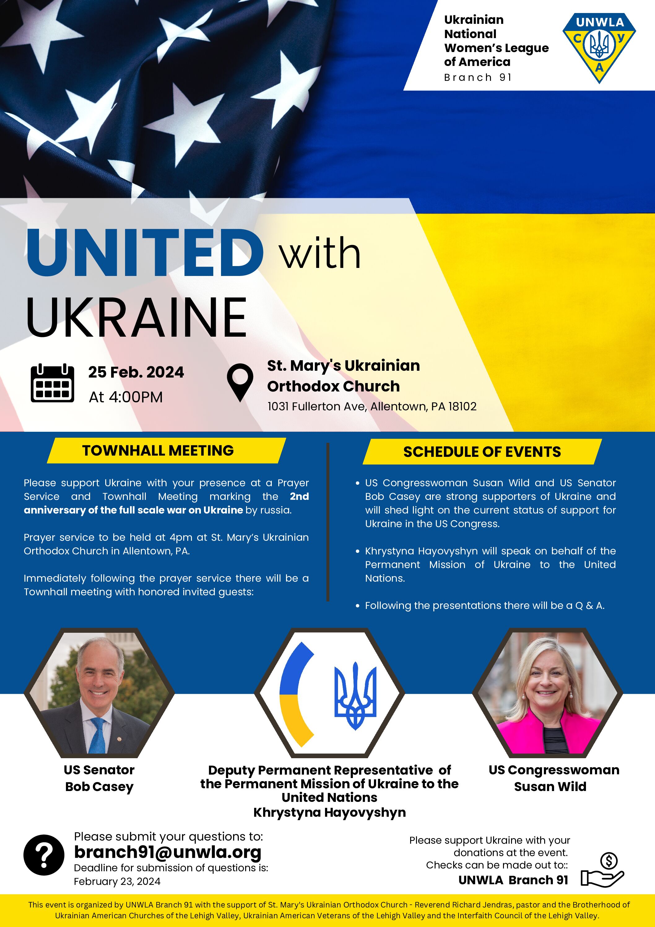 United With Ukraine Feb25 PA pdf | UNWLA - Ukrainian National Womens League of America