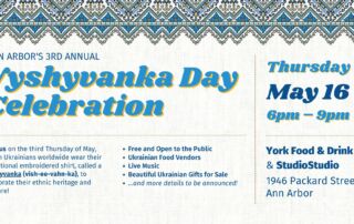 Vyshyvanka Day Celebration - May 16 - MI