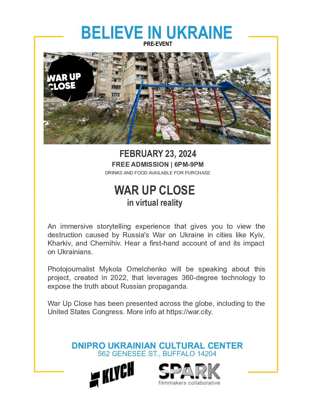 WAR UP CLOSE FEb 23 NY.pptx pdf | UNWLA - Ukrainian National Womens League of America