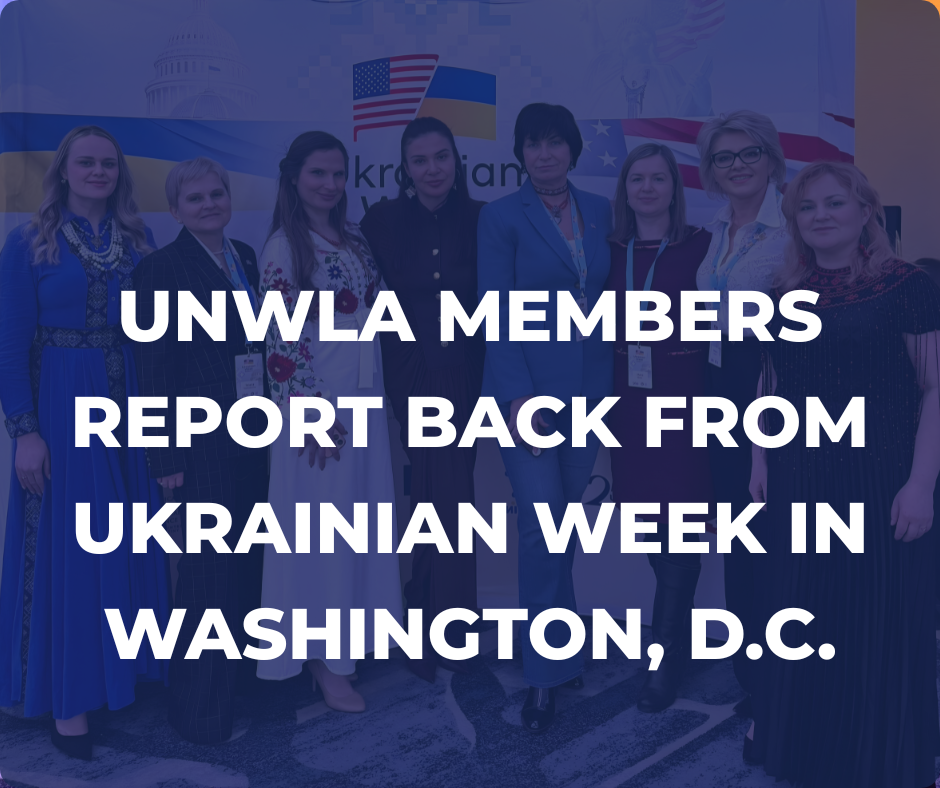 UNWLA Members Report Back from Ukrainian Week in Washington, D.C.