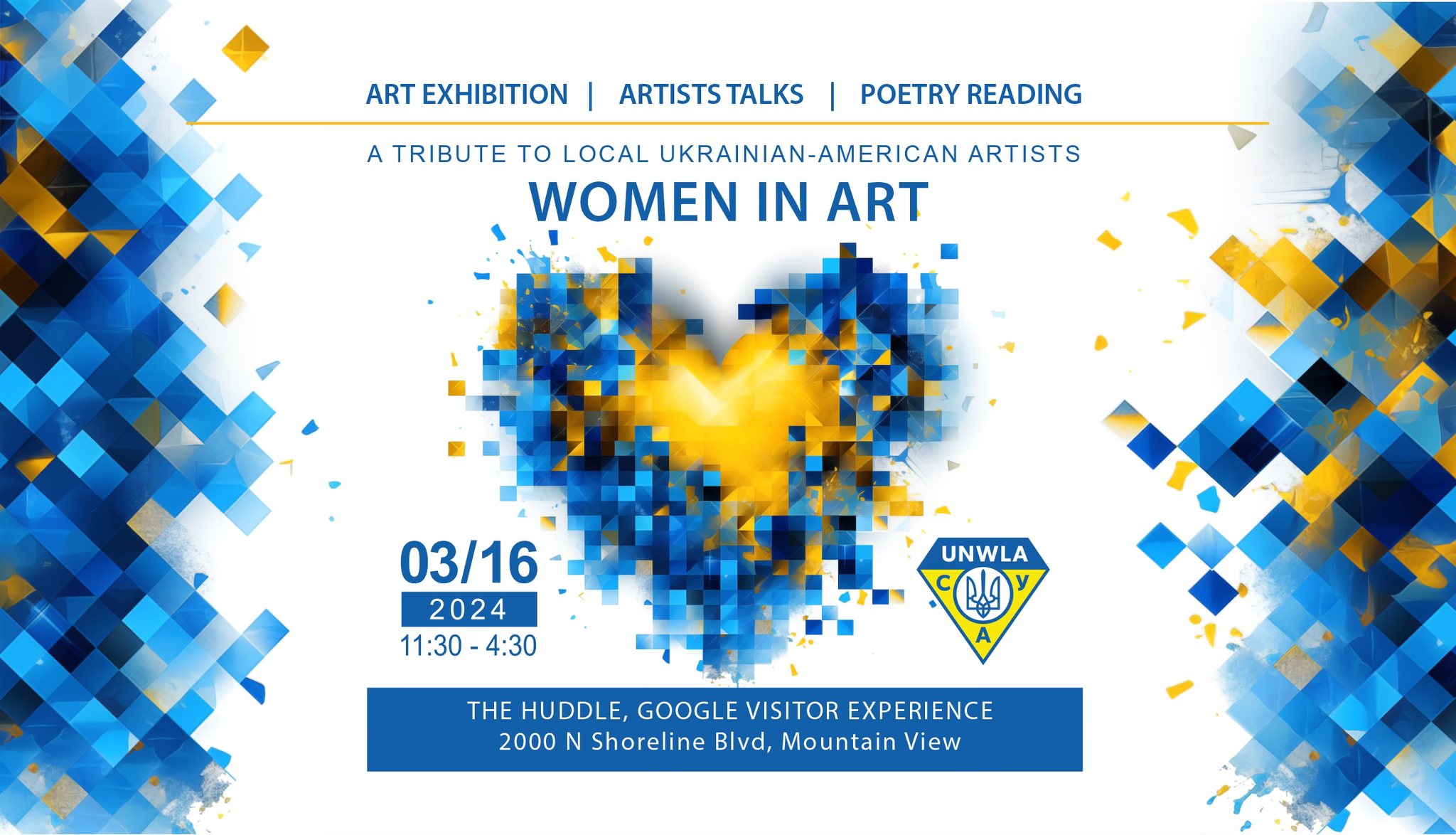 Women in Art - Tribute to Local Ukrainian-American Artists - March 16 - CA