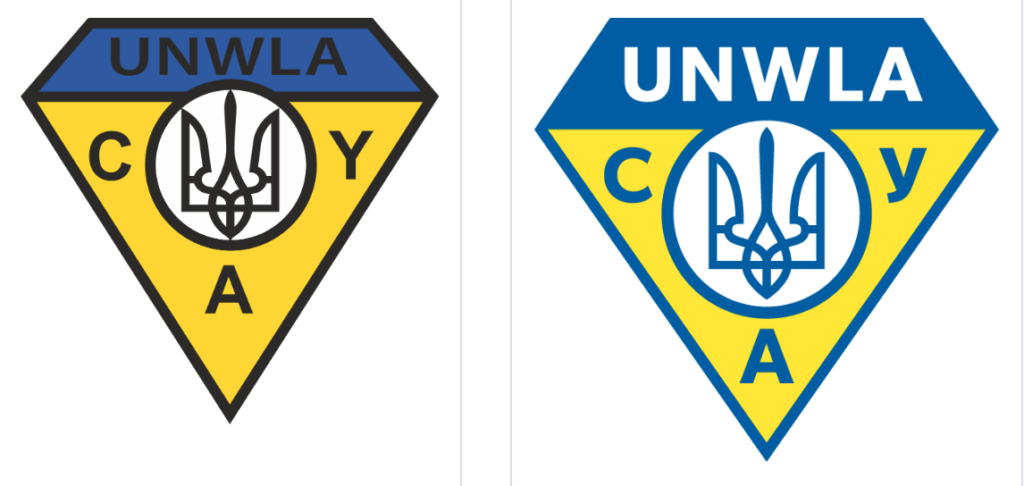 стара і нова емблеми суа | UNWLA - Ukrainian National Womens League of America